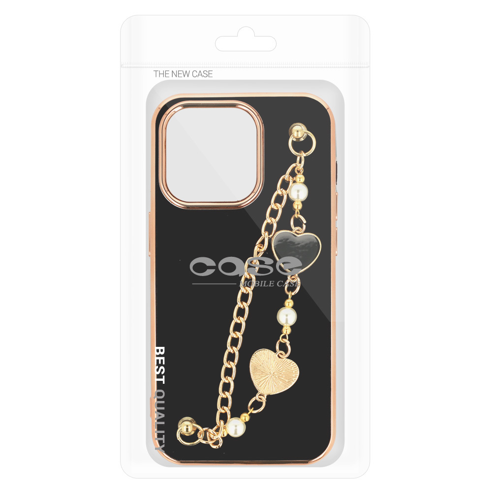 Pokrowiec Trend Case wz�r 3 czarny Apple iPhone 12 / 5