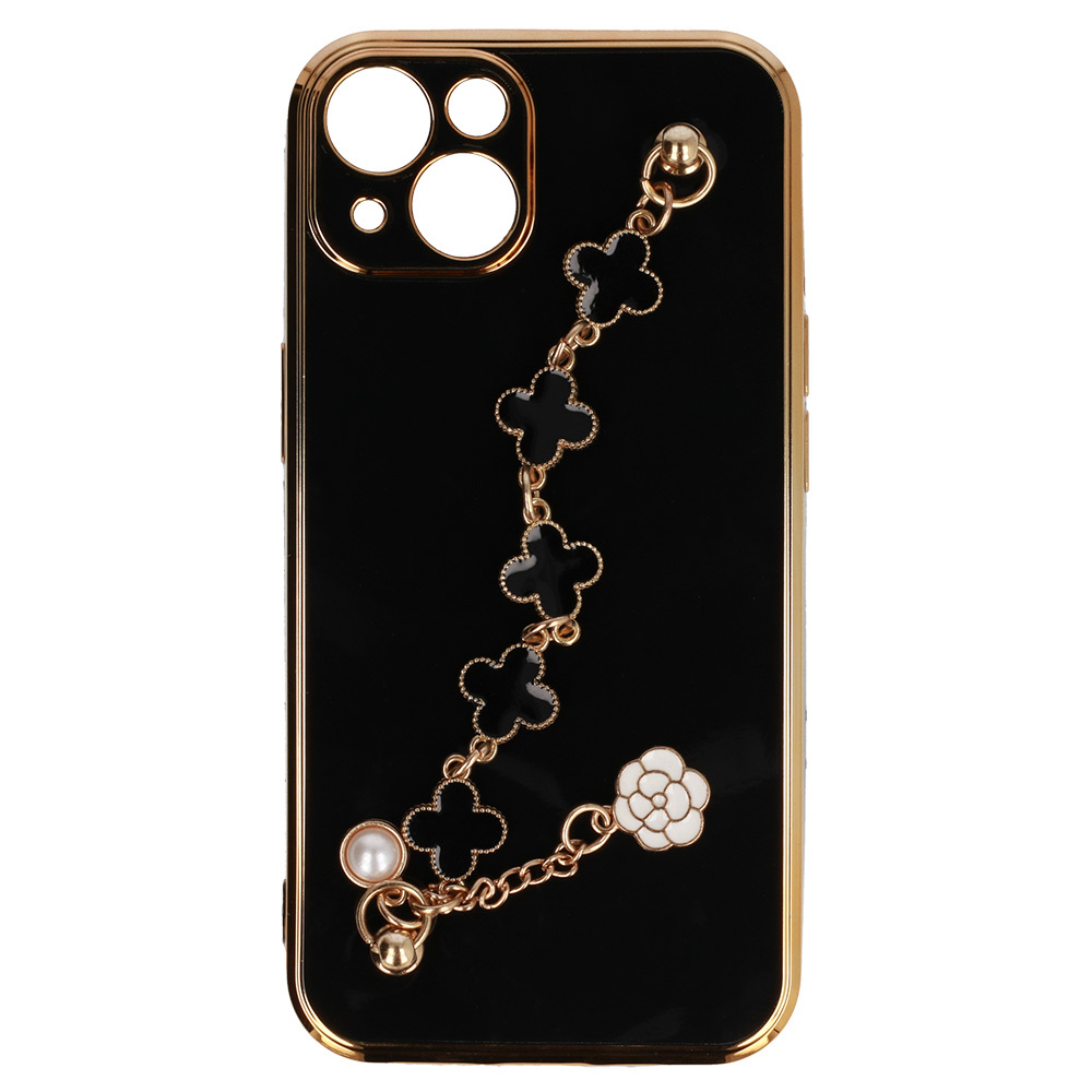 Pokrowiec Trend Case wz�r 3 czarny Apple iPhone 15 Plus / 2