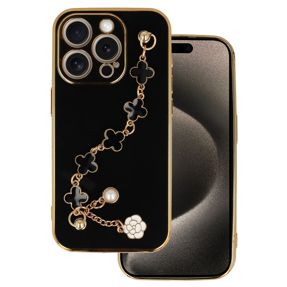 Pokrowiec Trend Case wz�r 3 czarny Apple iPhone 15 Pro Max