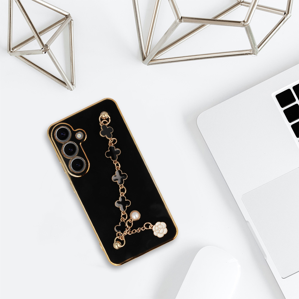 Pokrowiec Trend Case wz�r 3 czarny Samsung Galaxy S22 / 5