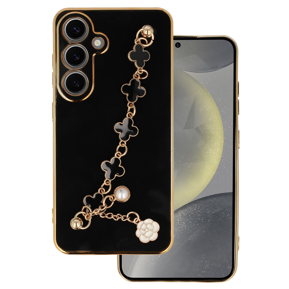 Pokrowiec Trend Case wz�r 3 czarny Samsung Galaxy S23 FE