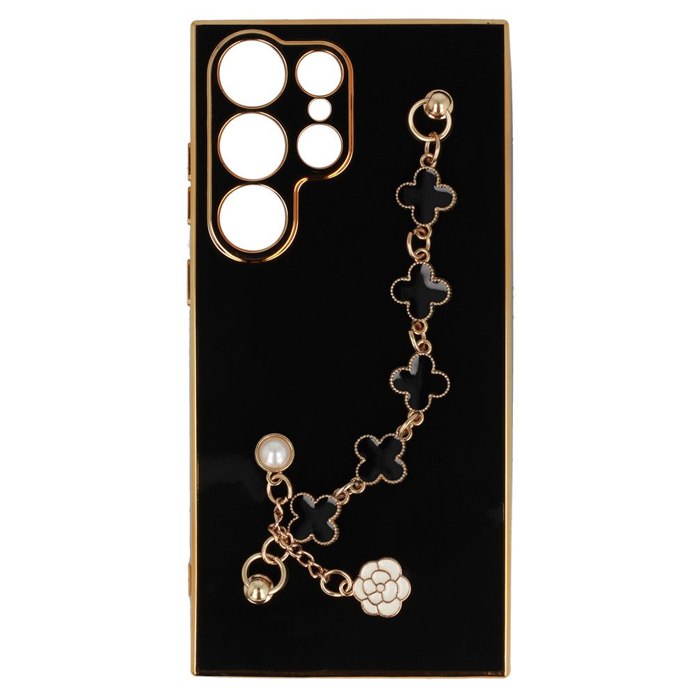 Pokrowiec Trend Case wz�r 3 czarny Samsung Galaxy S24 Ultra / 2