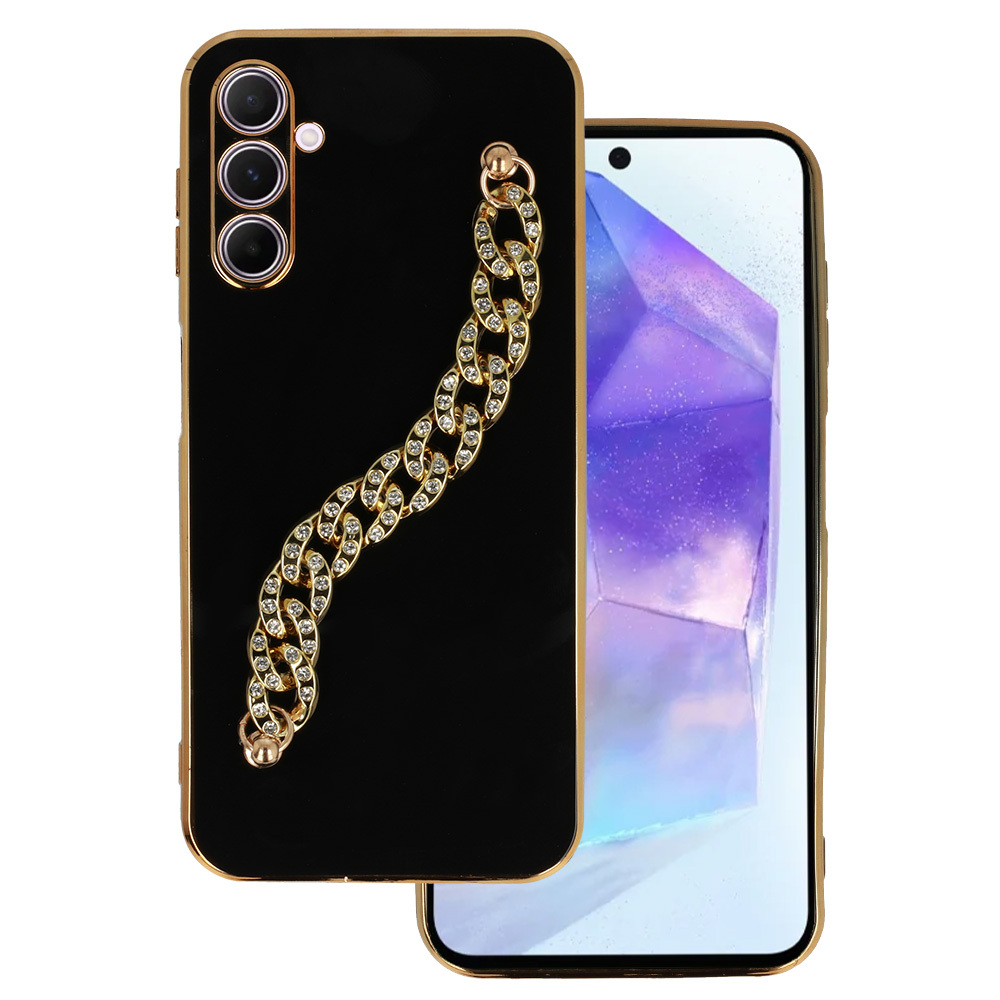 Pokrowiec Trend Case wz�r 4 czarny Samsung Galaxy A55 5G