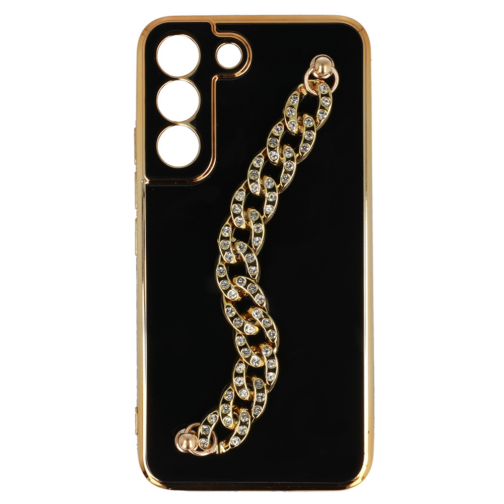 Pokrowiec Trend Case wz�r 4 czarny Samsung Galaxy S22 / 2