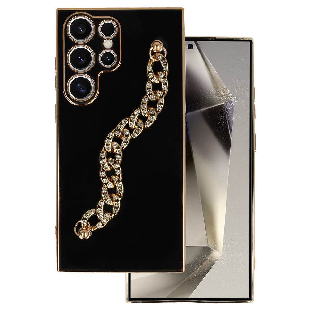 Pokrowiec Trend Case wz�r 4 czarny Samsung Galaxy S23 Ultra