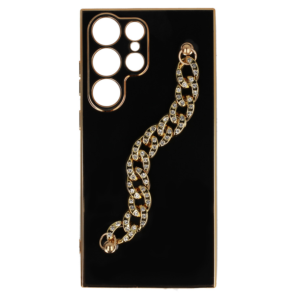 Pokrowiec Trend Case wz�r 4 czarny Samsung Galaxy S23 Ultra / 2