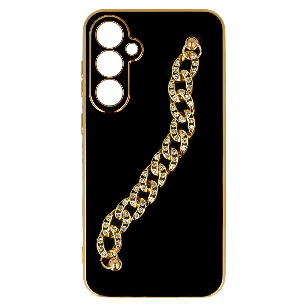 Pokrowiec Trend Case wz�r 4 czarny Samsung Galaxy S24 Plus / 2