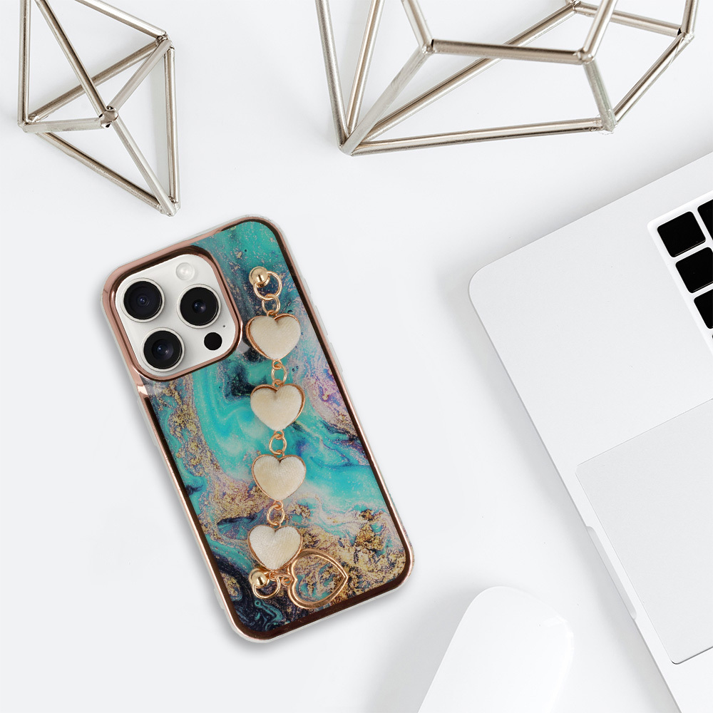 Pokrowiec Trend Case wz�r 6 niebieski Apple iPhone 16 Pro / 6