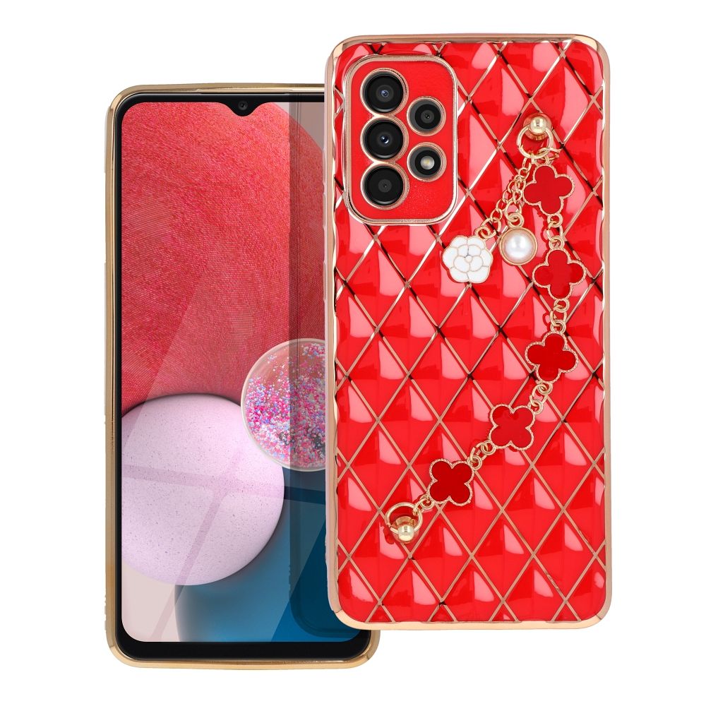 Pokrowiec Trend z �a�cuszkiem czerwony Samsung A52 4G