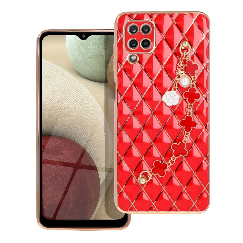 Pokrowiec Trend z �a�cuszkiem czerwony Samsung Galaxy A12