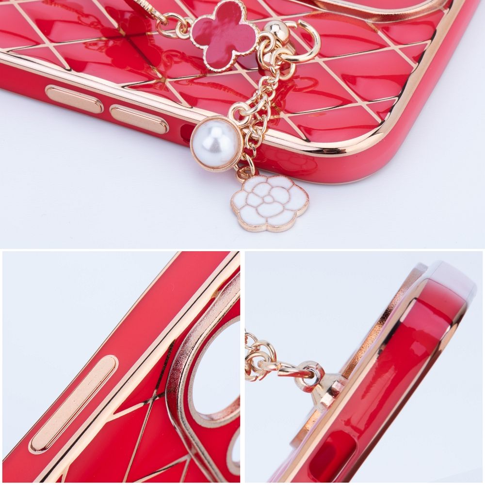 Pokrowiec Trend z �a�cuszkiem czerwony Samsung Galaxy S22 / 3