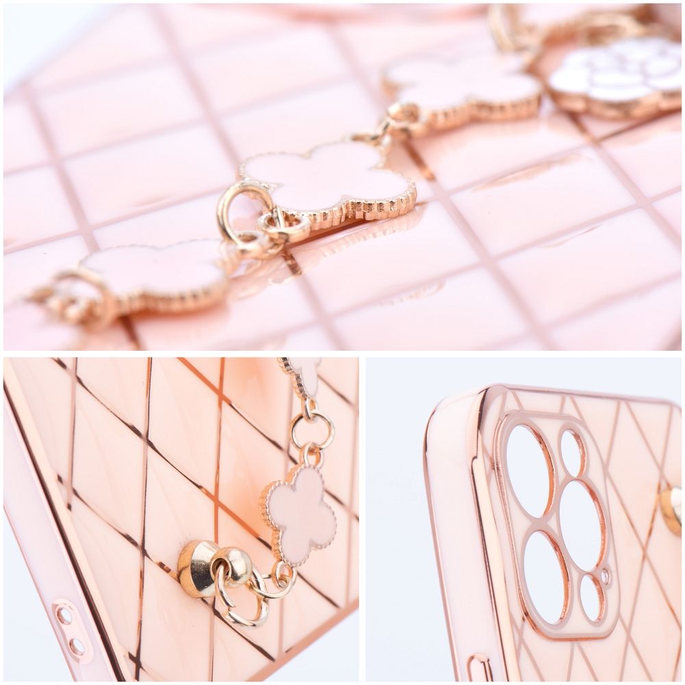 Pokrowiec Trend z �a�cuszkiem r�owy Samsung Galaxy A12 / 3