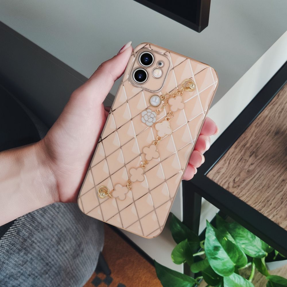 Pokrowiec Trend z �a�cuszkiem r�owy Samsung Galaxy A12 / 6