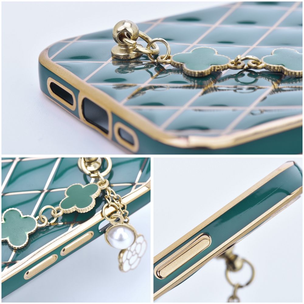 Pokrowiec Trend z �a�cuszkiem zielony Apple iPhone 13 Pro Max / 4