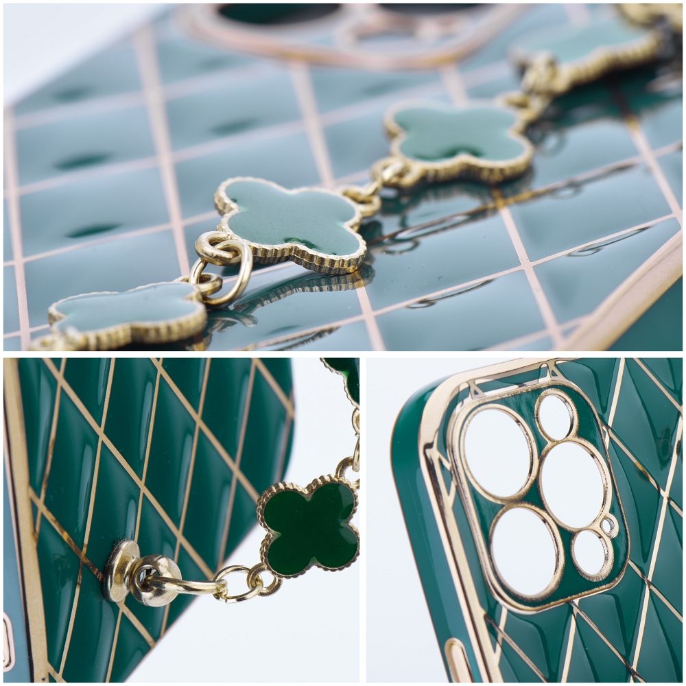 Pokrowiec Trend z �a�cuszkiem zielony Apple iPhone 7 / 3