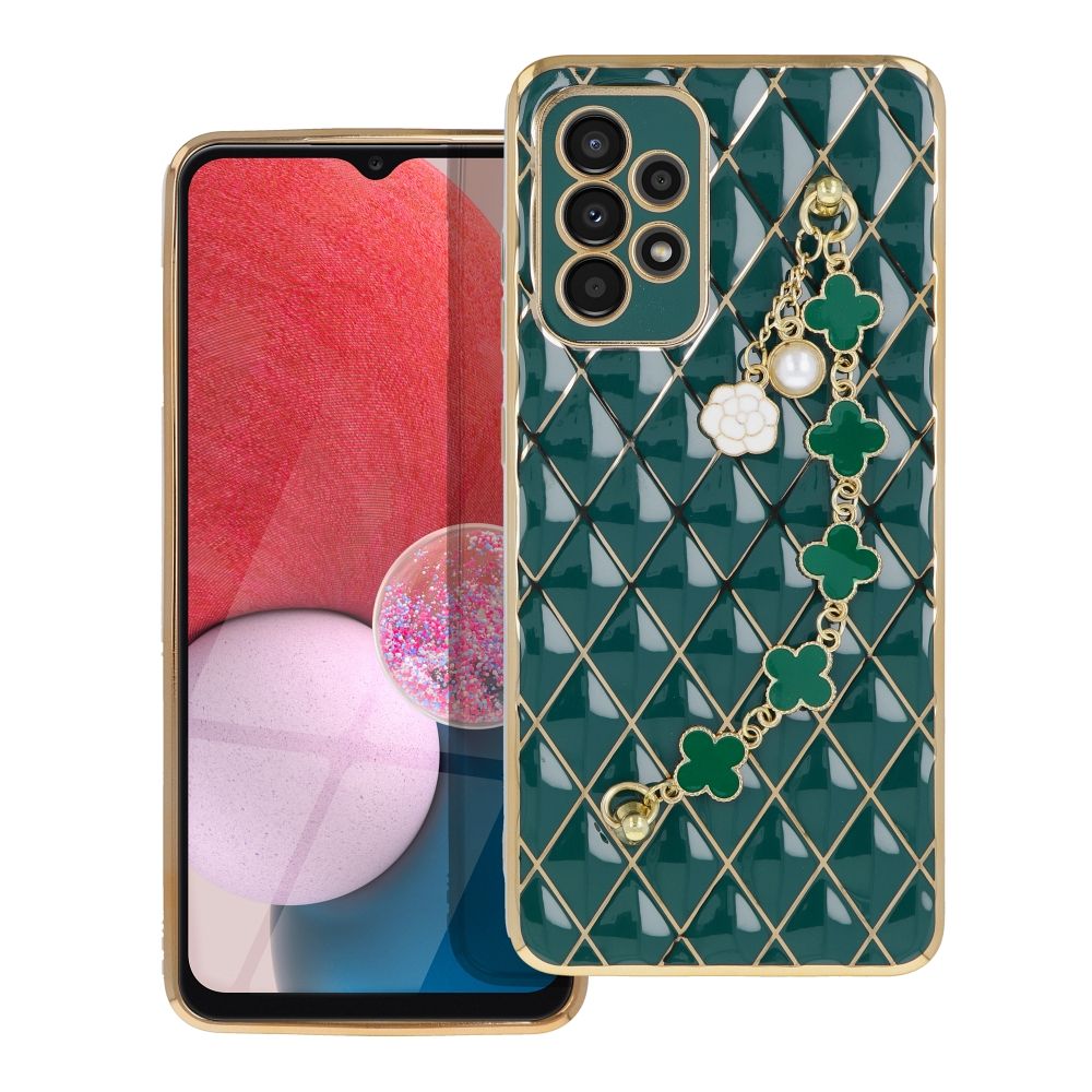 Pokrowiec Trend z �a�cuszkiem zielony Samsung A52 4G