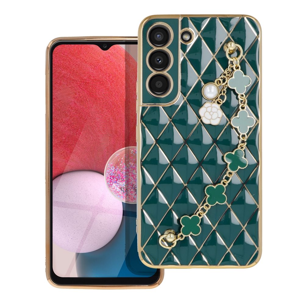 Pokrowiec Trend z �a�cuszkiem zielony Samsung Galaxy S22