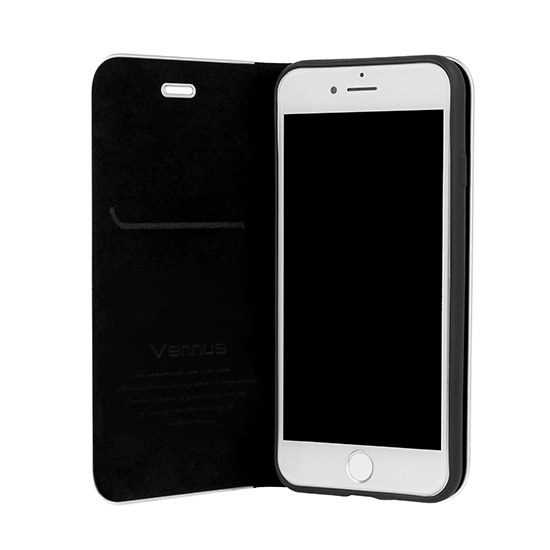 Pokrowiec Vennus Book Carbon czarny Apple iPhone 11 Pro / 4
