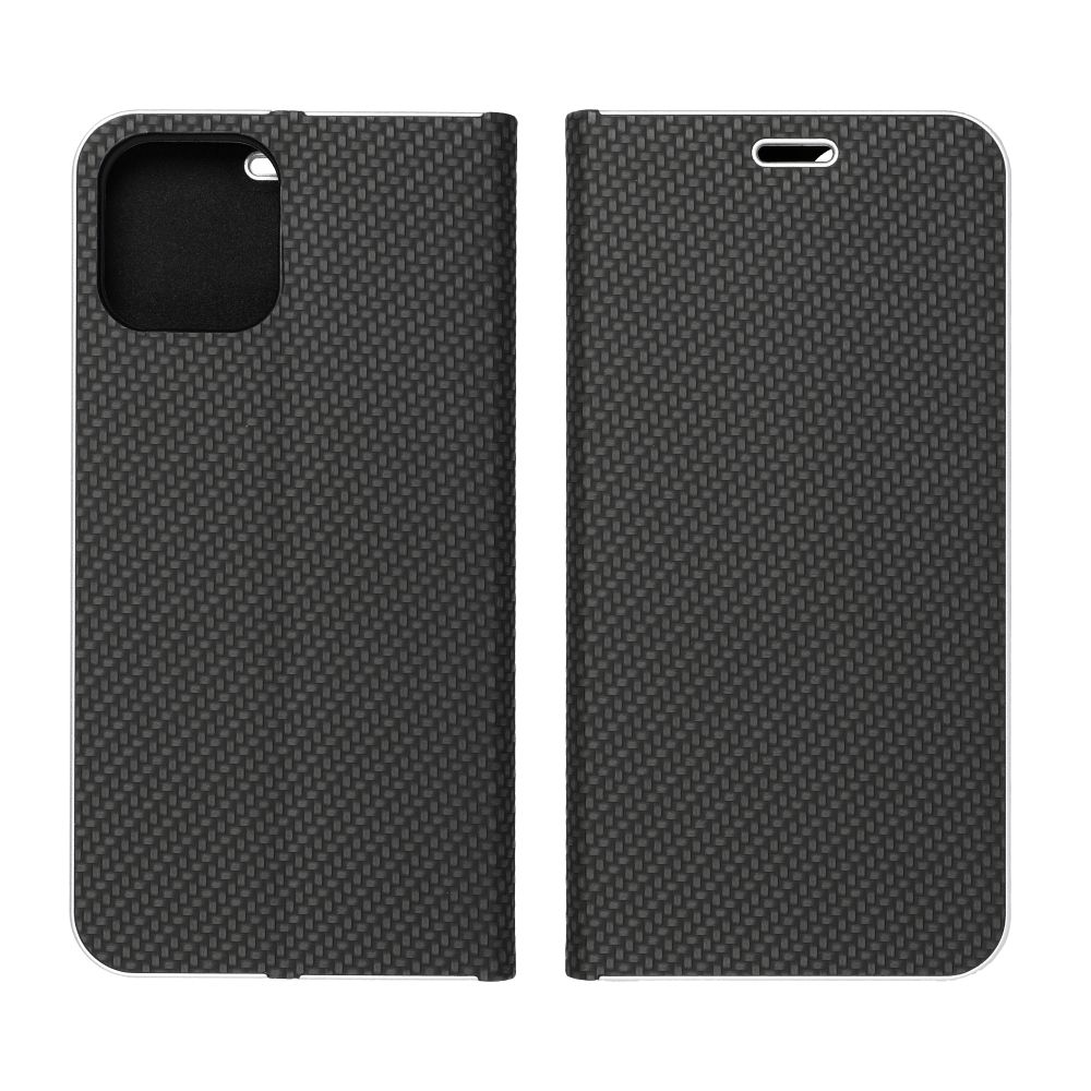Pokrowiec Vennus Book Carbon czarny Apple iPhone 16 Pro / 3 Pokrowiec Vennus Book Carbon czarny Apple iPhone 16 Pro / 3