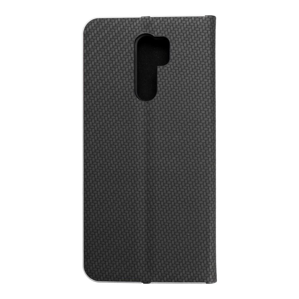 Pokrowiec Vennus Book Carbon czarny Xiaomi Redmi 9 / 2