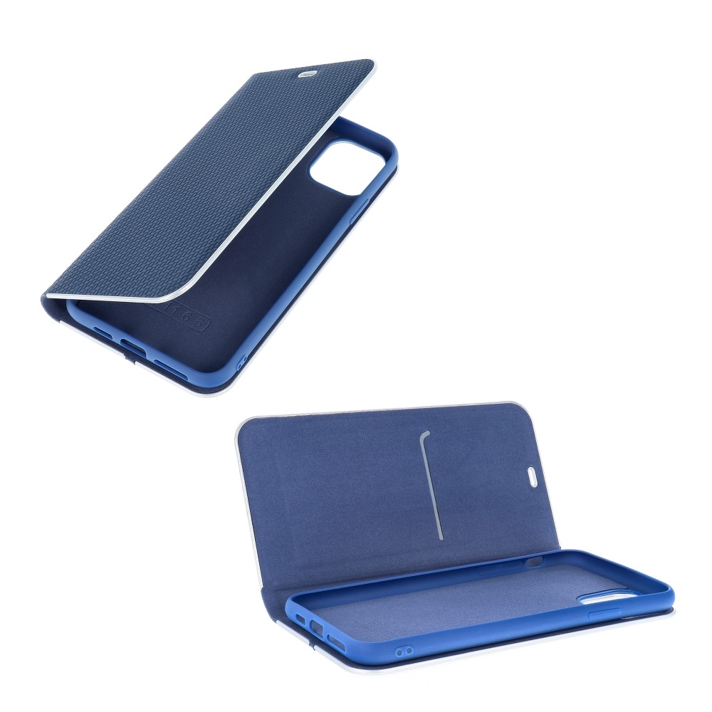 Pokrowiec Vennus Book Carbon niebieski Apple iPhone 12 Pro Max / 4