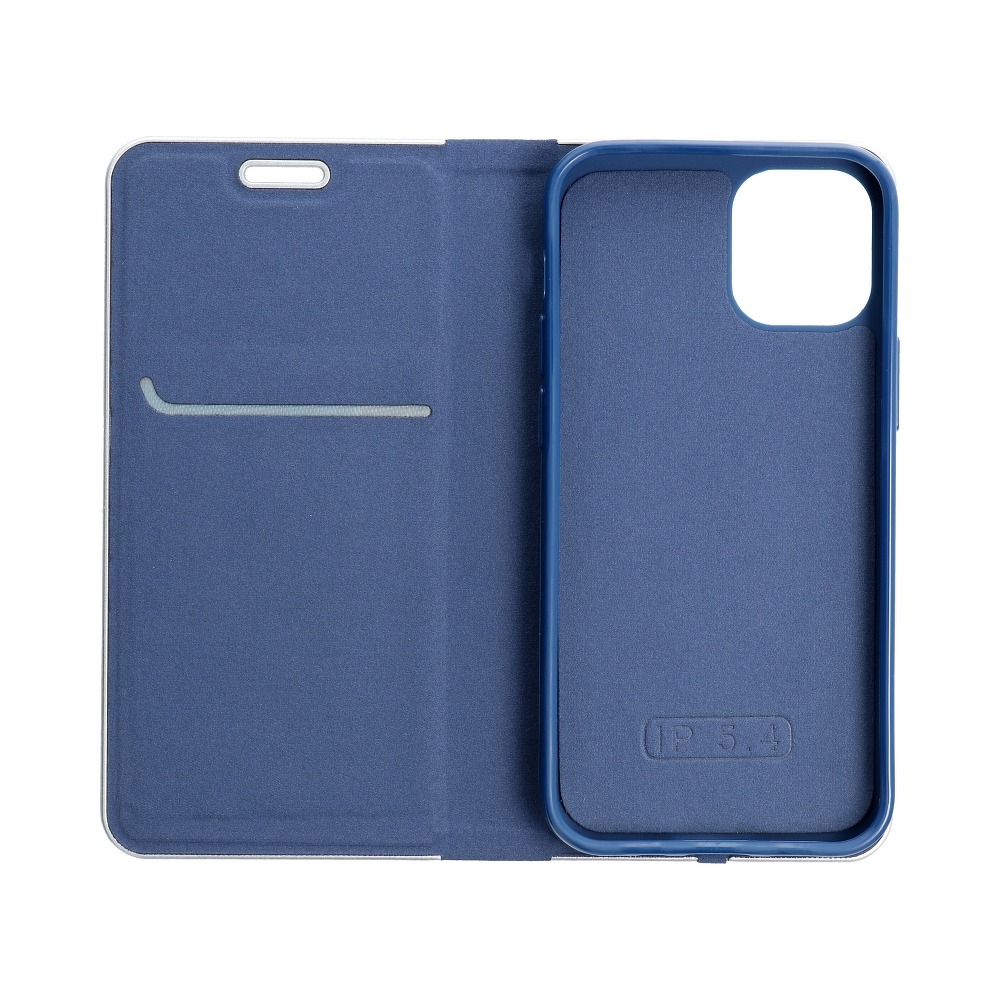 Pokrowiec Vennus Book Carbon niebieski Apple iPhone 12 Pro Max / 8