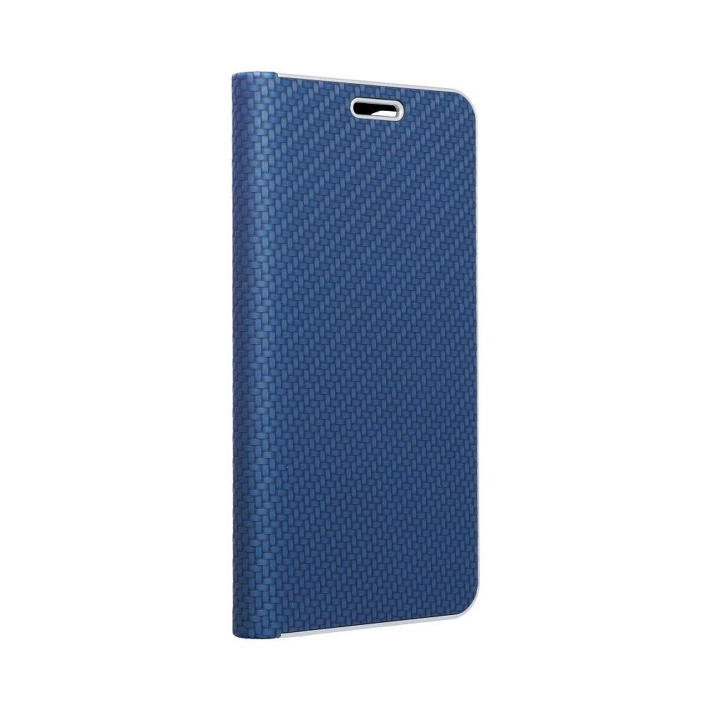 Pokrowiec Vennus Book Carbon niebieski Apple iPhone SE 2020