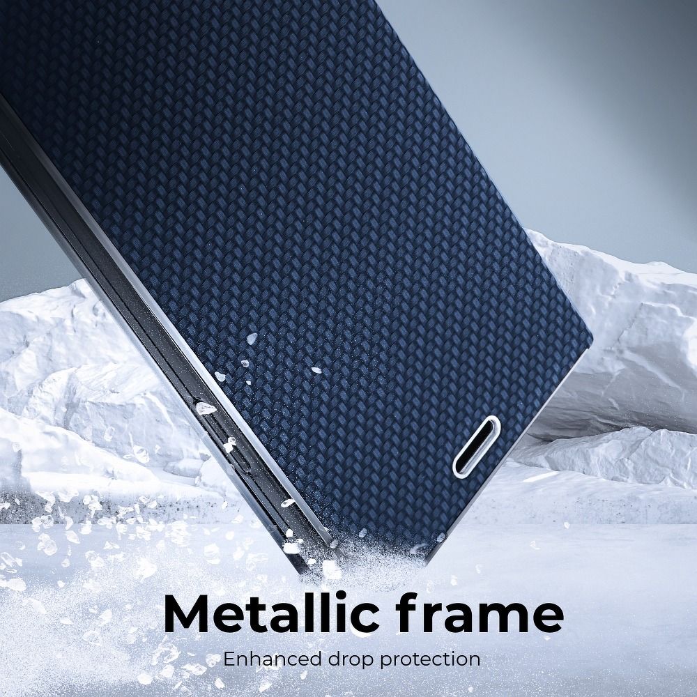 Pokrowiec Vennus Book Carbon niebieski Samsung Galaxy A52 / 7 Pokrowiec Vennus Book Carbon niebieski Samsung Galaxy A52 / 7
