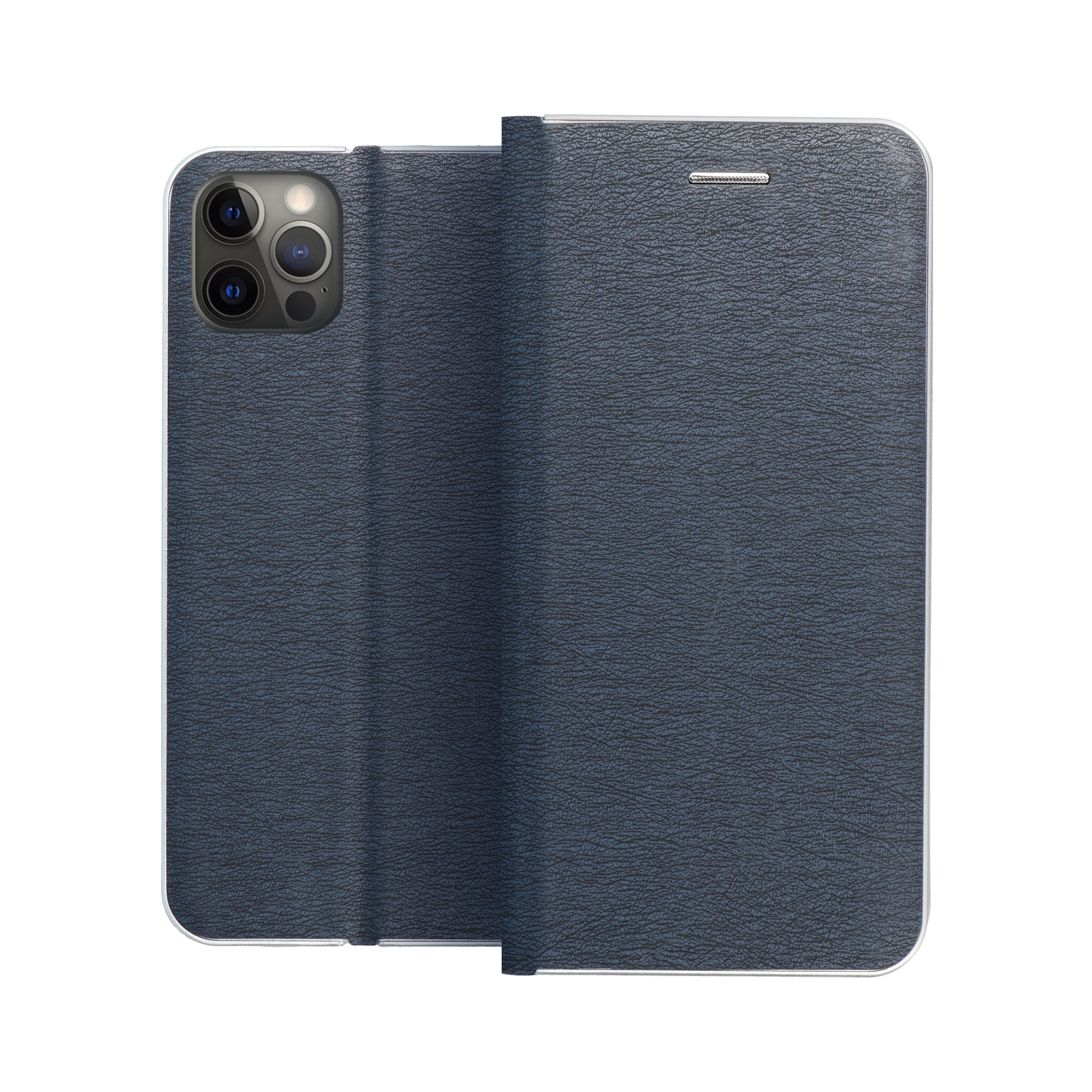 Pokrowiec Vennus Book Carbon niebieski Samsung Galaxy A34 5G / 3