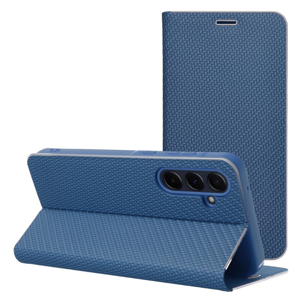 Pokrowiec Vennus Book Carbon niebieski Samsung Galaxy A71 4G / 3 Pokrowiec Vennus Book Carbon niebieski Samsung Galaxy A71 4G / 3