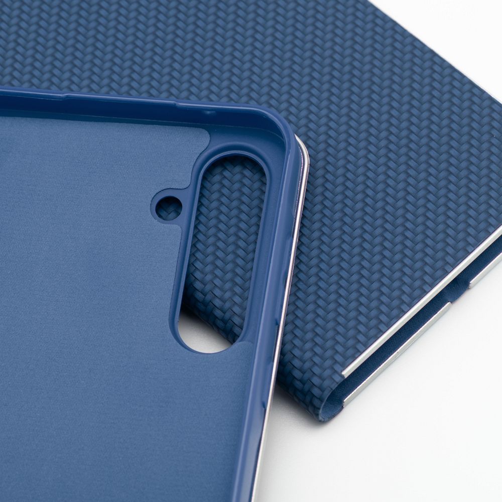 Pokrowiec Vennus Book Carbon niebieski Samsung Galaxy A71 4G / 7 Pokrowiec Vennus Book Carbon niebieski Samsung Galaxy A71 4G / 7