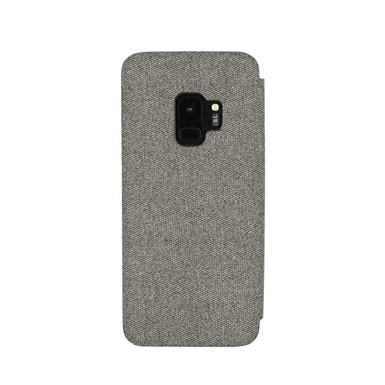 Pokrowiec Vennus Book Cotton szary Samsung Galaxy S9 Plus / 2