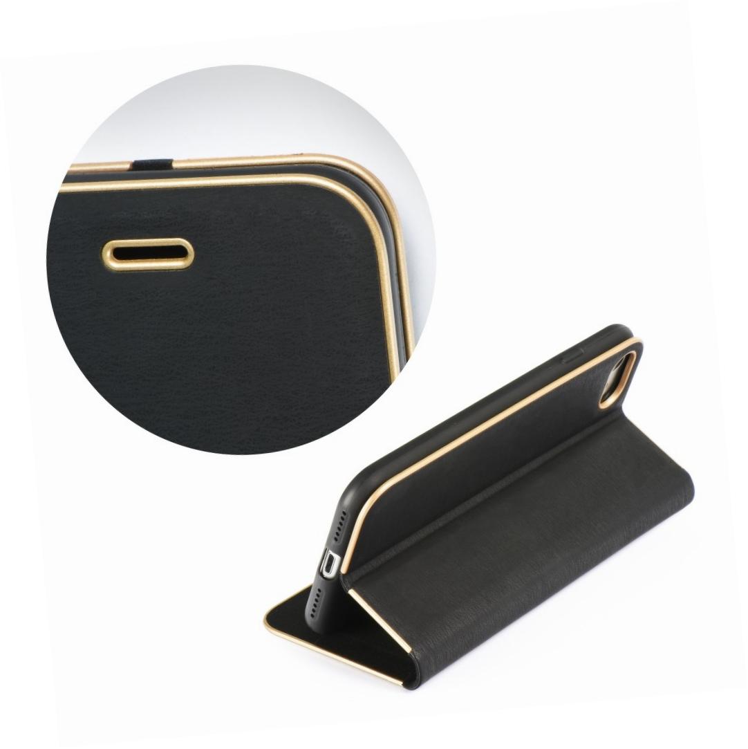 Etui zamykane z klapk� i magnesem Vennus Book czarny Samsung A32 4G