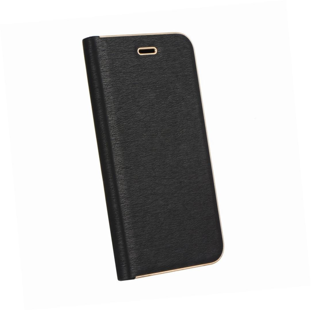 Etui zamykane z klapk� i magnesem Vennus Book czarny Samsung Galaxy S10