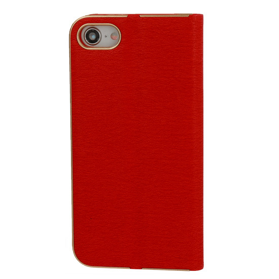 Etui zamykane z klapk i magnesem Vennus Book czerwony Apple iPhone 12 Pro / 2