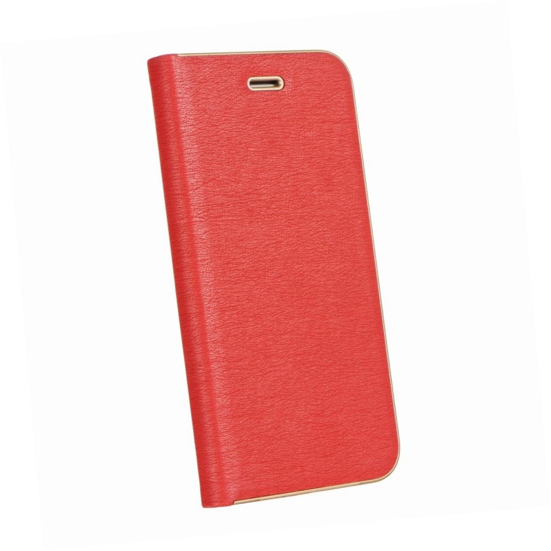 Etui zamykane z klapk i magnesem Vennus Book czerwony Samsung Galaxy A12