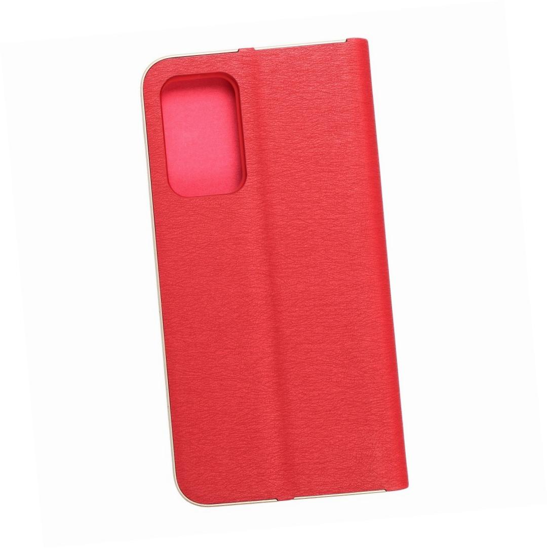 Etui zamykane z klapk� i magnesem Vennus Book czerwony Samsung Galaxy A52S 5G
