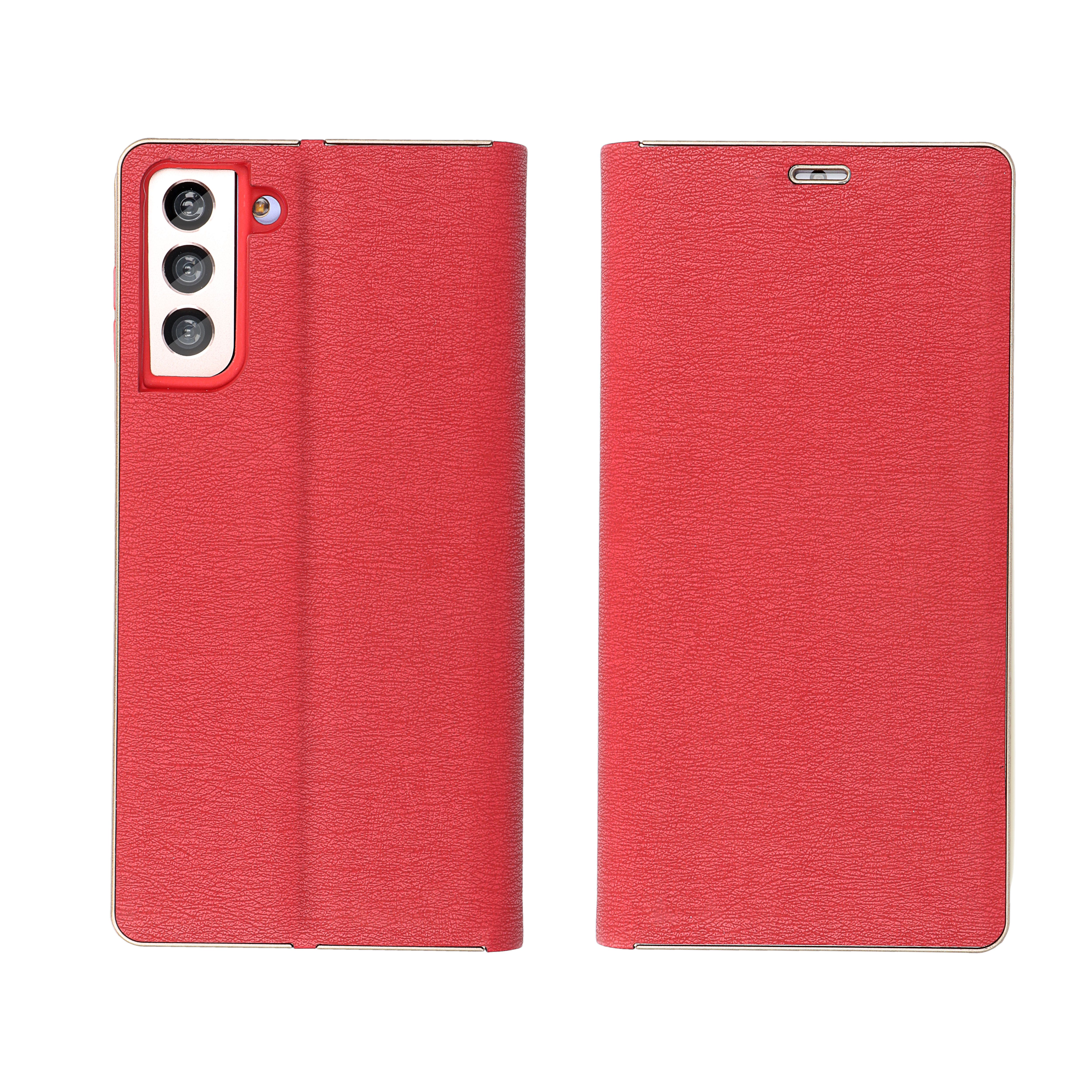 Etui zamykane z klapk i magnesem Vennus Book czerwony Samsung Galaxy A23 5G