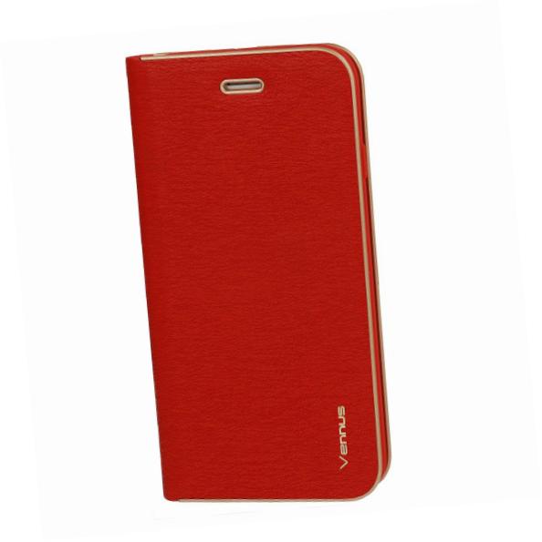 Etui zamykane z klapk i magnesem Vennus Book czerwony Samsung Galaxy A51