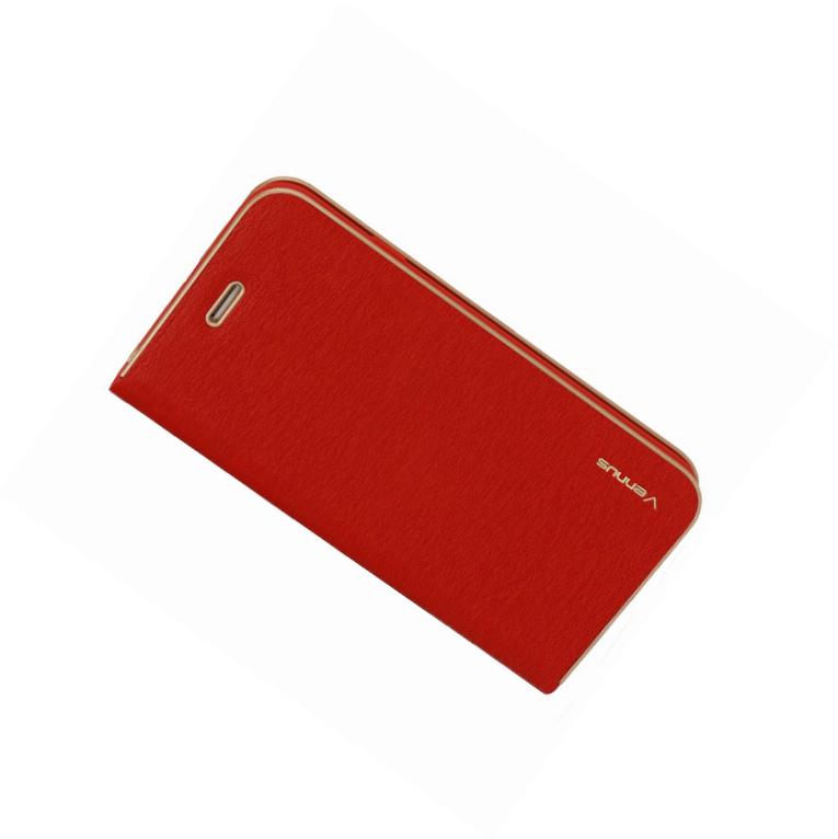 Etui zamykane z klapką i magnesem Vennus Book czerwony Samsung Galaxy M12 Etui zamykane z klapką i magnesem Vennus Book czerwony Samsung Galaxy M12