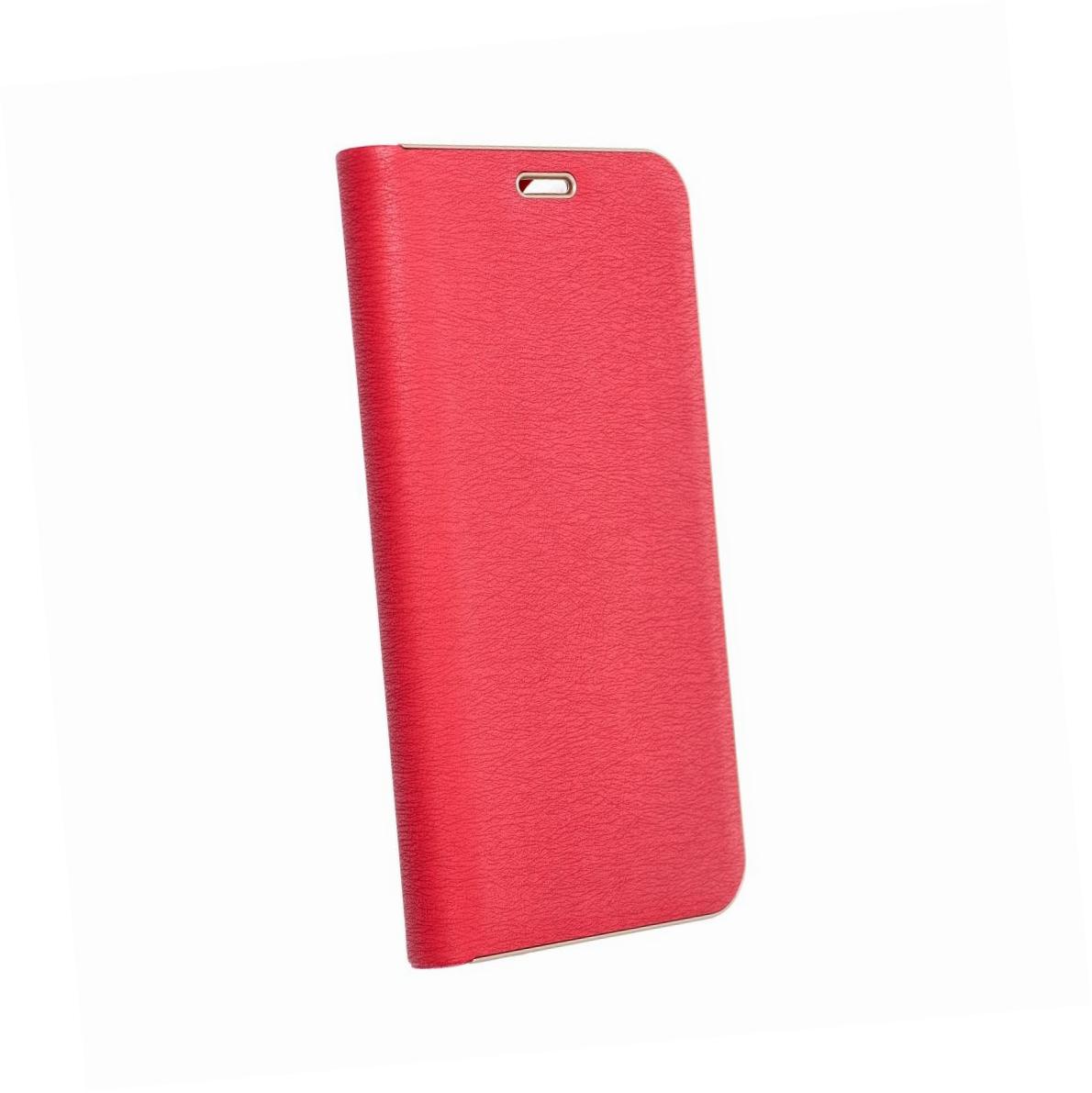 Etui zamykane z klapk i magnesem Vennus Book czerwony Xiaomi Redmi 12C