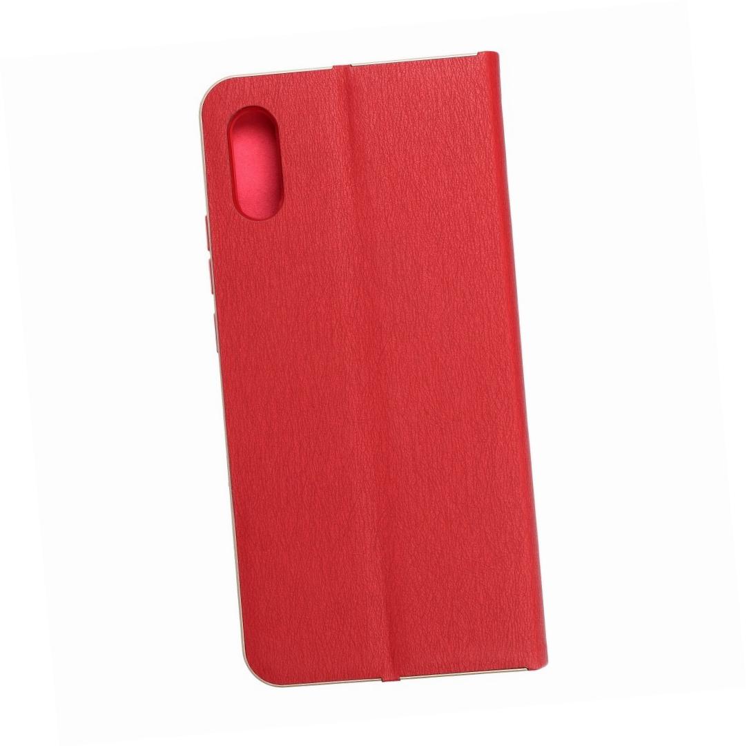 Etui zamykane z klapk� i magnesem Vennus Book czerwony Xiaomi Redmi 9AT