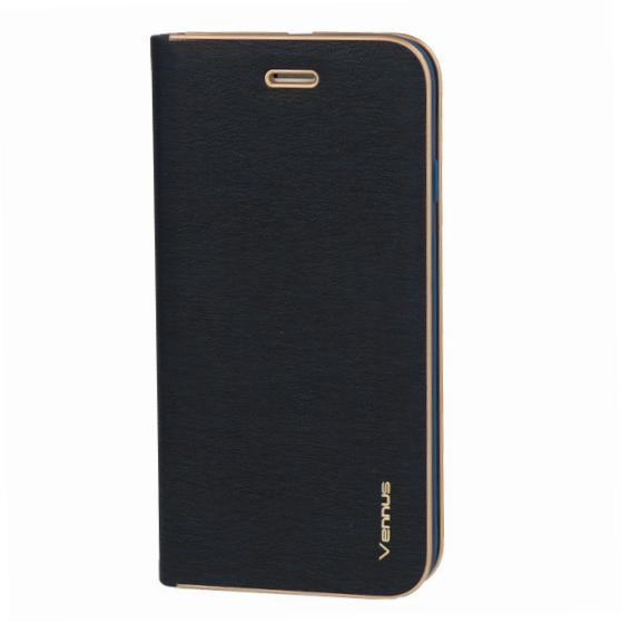 Etui zamykane z klapk� i magnesem Vennus Book granatowy Samsung Galaxy S21 Ultra 5G