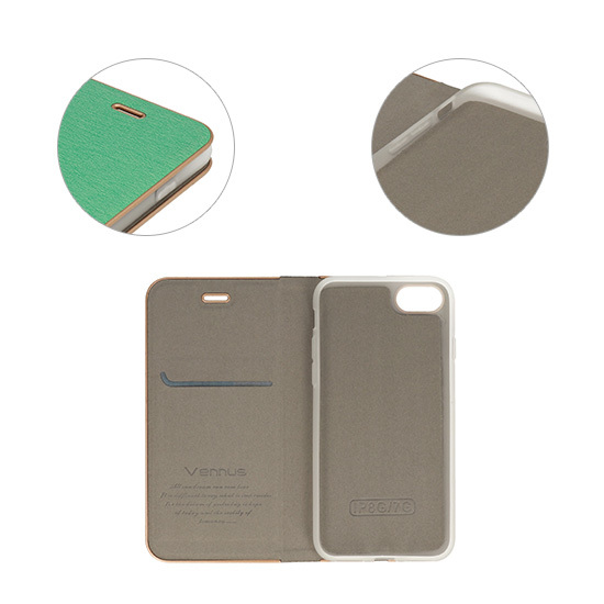 Pokrowiec Vennus Book miętowy Samsung Galaxy A6 (2018) / 4 Pokrowiec Vennus Book miętowy Samsung Galaxy A6 (2018) / 4