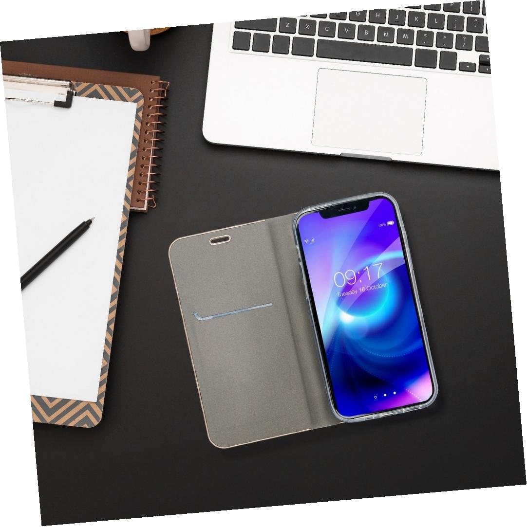 Etui zamykane z klapką i magnesem Vennus Book srebrny Samsung Galaxy A53 5G Etui zamykane z klapką i magnesem Vennus Book srebrny Samsung Galaxy A53 5G