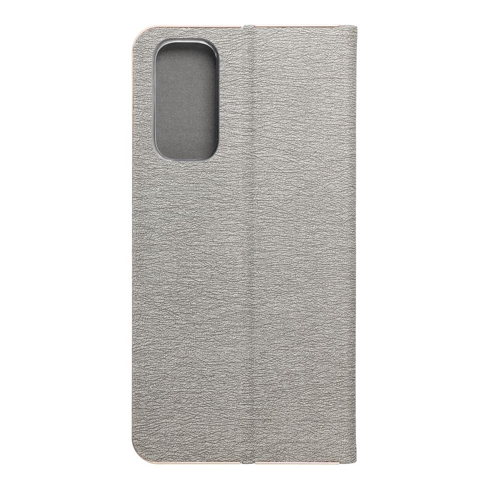 Etui zamykane z klapk� i magnesem Vennus Book srebrny Xiaomi Redmi Note 11 / 2