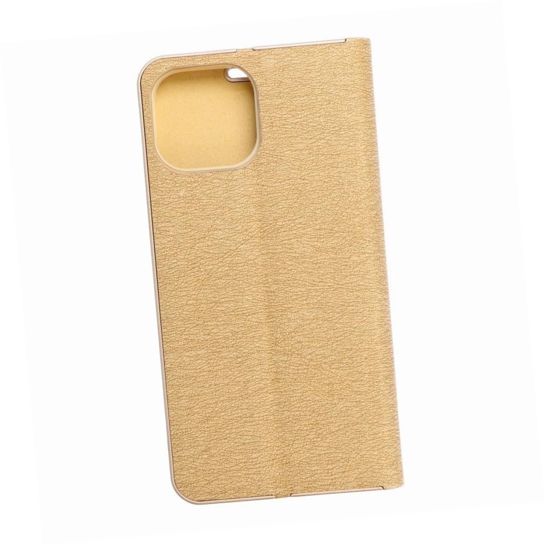 Etui zamykane z klapką i magnesem Vennus Book złoty Apple iPhone 14 Pro Max Etui zamykane z klapką i magnesem Vennus Book złoty Apple iPhone 14 Pro Max