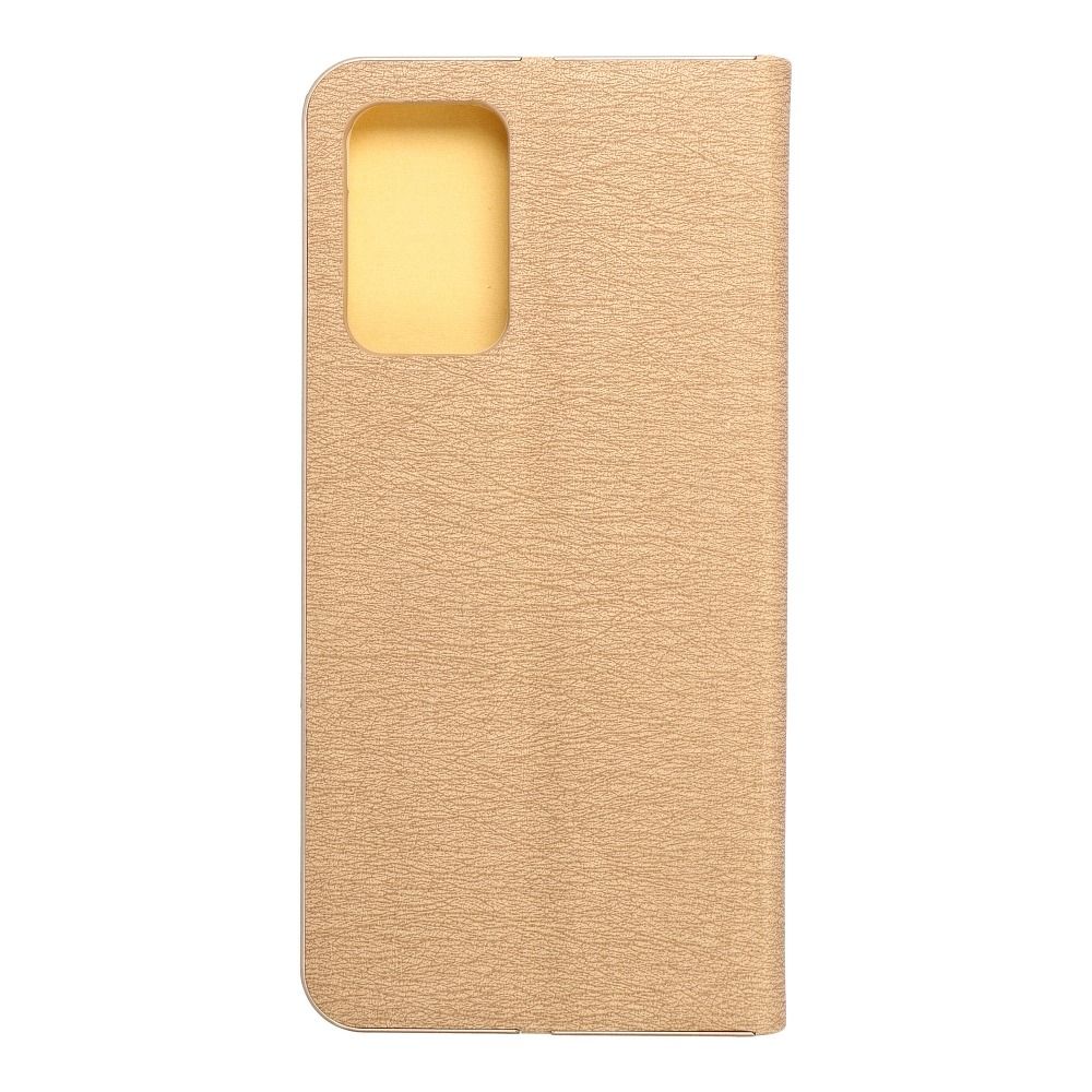 Etui zamykane z klapk� i magnesem Vennus Book z�oty Samsung A72 / 2