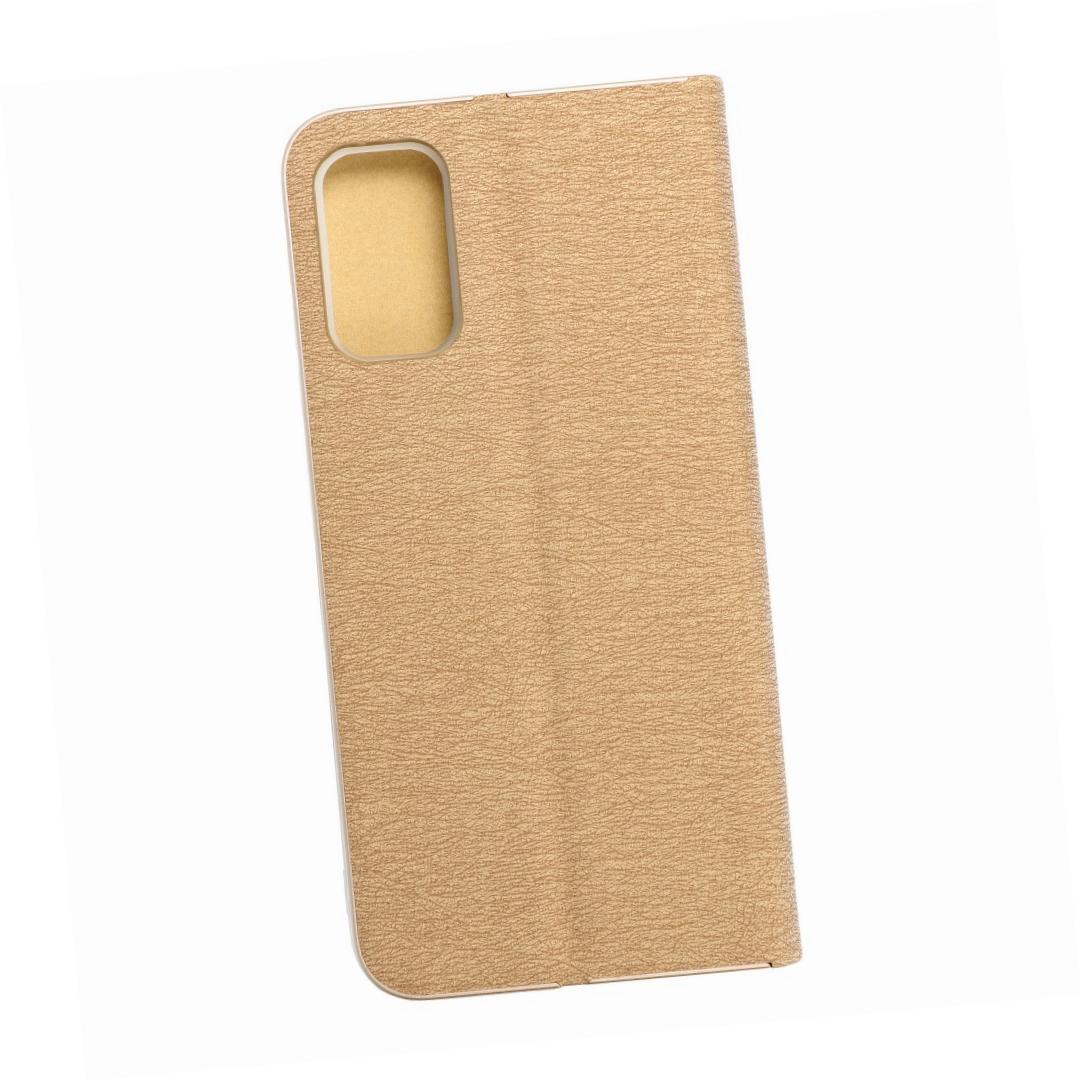 Etui zamykane z klapk� i magnesem Vennus Book z�oty Xiaomi POCO M4 Pro 5G