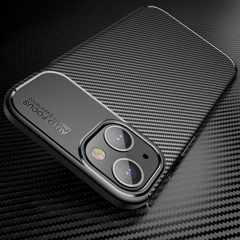 Pokrowiec Vennus Carbon Elite czarny Apple iPhone 12 Pro Max / 7